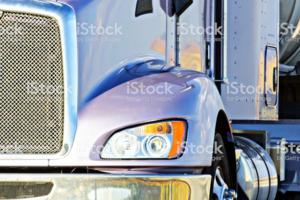 Semi truck detail